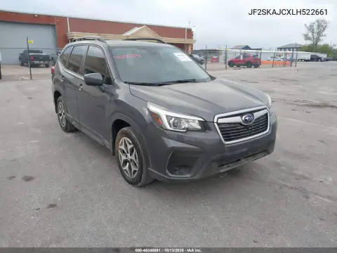 JF2SKAJCXLH522661 — 2020 Subaru Forester, Нет, фото до ремонта