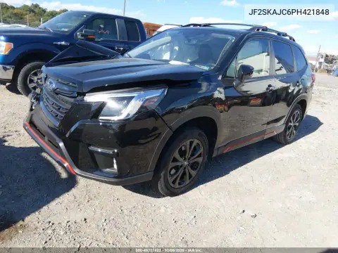 2023 Subaru Forester Sport VIN JF2SKAJC6PH421848 фото 2