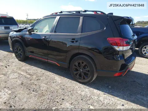 2023 Subaru Forester Sport VIN JF2SKAJC6PH421848 фото 3