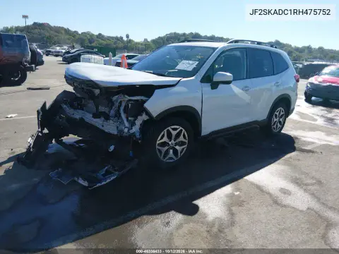 2024 Subaru Forester Premium VIN JF2SKADC1RH475752 фото 2