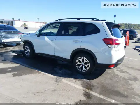 2024 Subaru Forester Premium VIN JF2SKADC1RH475752 фото 3