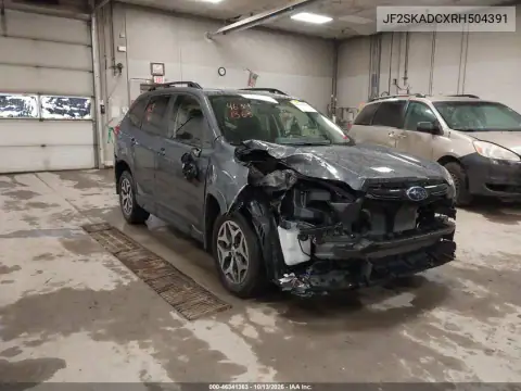 JF2SKADCXRH504391 — 2024 Subaru Forester, Правая сторона, фото до ремонта