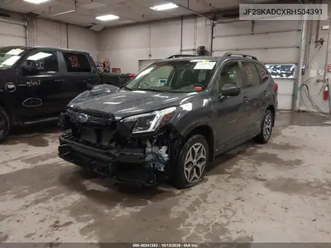 JF2SKADCXRH504391 — 2024 Subaru Forester, фото 3 с аукциона IAAI, Боковая часть