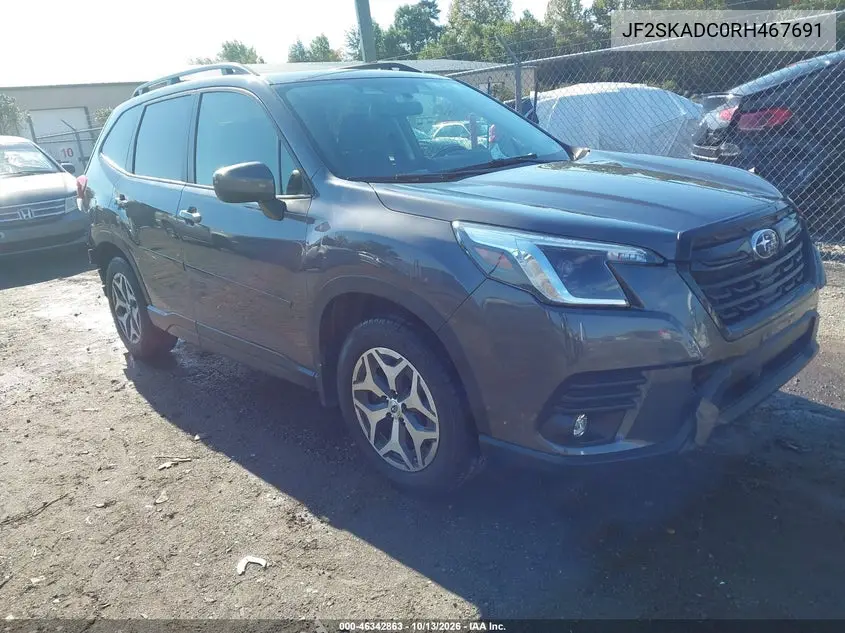 2024 Subaru Forester Premium VIN JF2SKADC0RH467691 фото 2