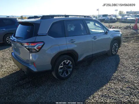 2025 Subaru Forester Premium VIN JF2SLDBC1SH560839 фото 5