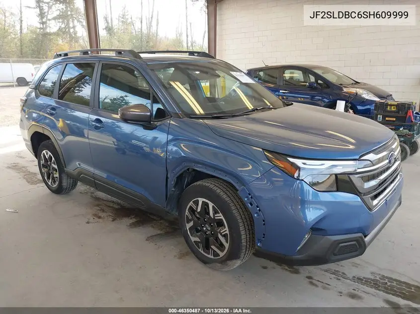 2025 Subaru Forester Premium VIN JF2SLDBC6SH609999 фото 2