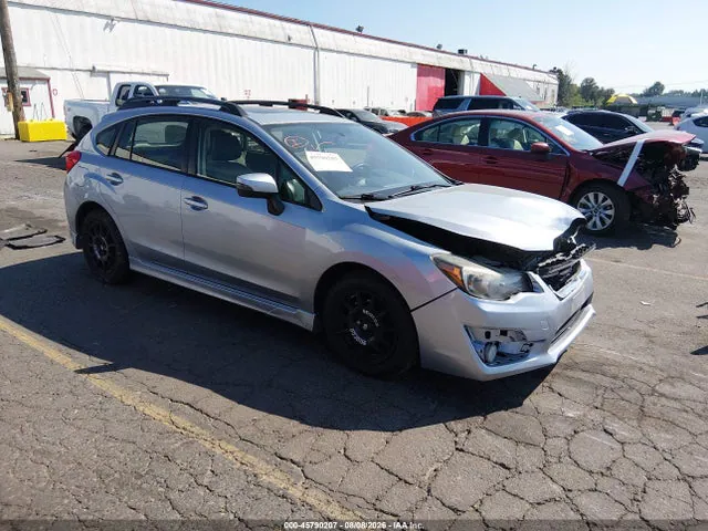2016 Subaru Impreza 2.0i Sport Limited VIN JF1GPAU68G8280413 фото 1