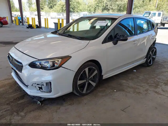 4S3GTAM67K3752712 — 2019 Subaru Impreza 2.0I Sport, фото 2 с аукциона IAAI 14.10.2026, Задняя часть слева
