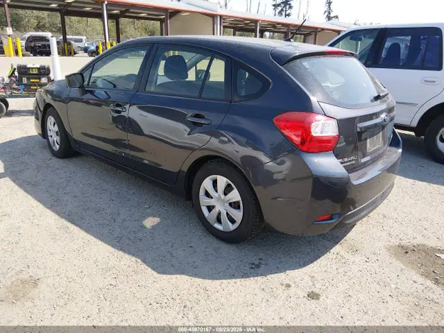 JF1GPAA60F8213811 — 2015 Subaru Impreza 2.0I, фото 3 с аукциона IAAI 30.09.2026, Передняя часть слева