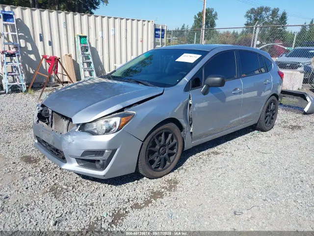 2016 Subaru Impreza 2.0i VIN JF1GPAA69G9273971 фото 2