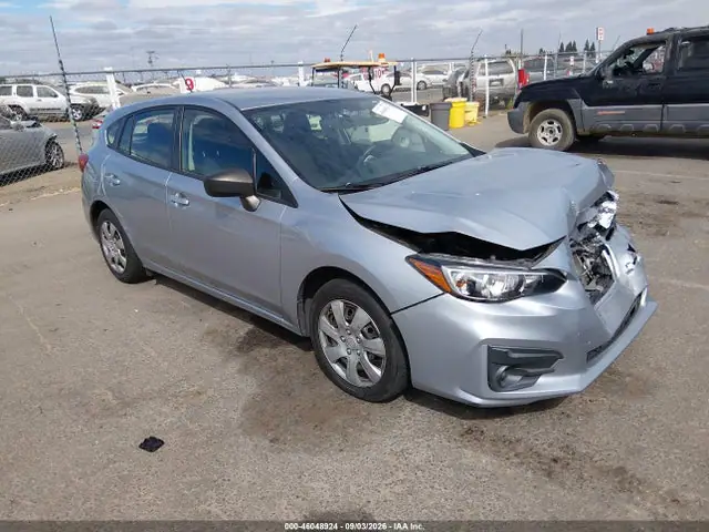 4S3GTAA65H3739471 — 2017 Subaru Impreza 2.0I, Передняя часть (Front End), фото до ремонта