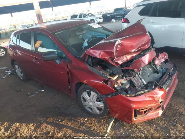 4S3GTAA61K3704692 — 2019 Subaru Impreza 2.0I, Передняя часть (Front End), фото до ремонта