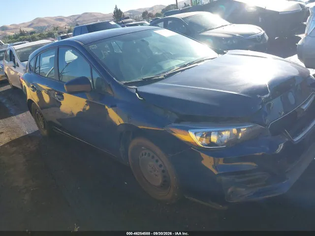 2019 Subaru Impreza 2.0i VIN 4S3GTAA66K3729071 фото 1