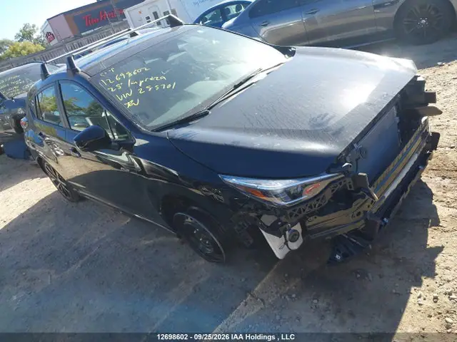 JF1GUHJCXS8285701 — 2025 Subaru Impreza RS, Передняя часть (Front), фото до ремонта