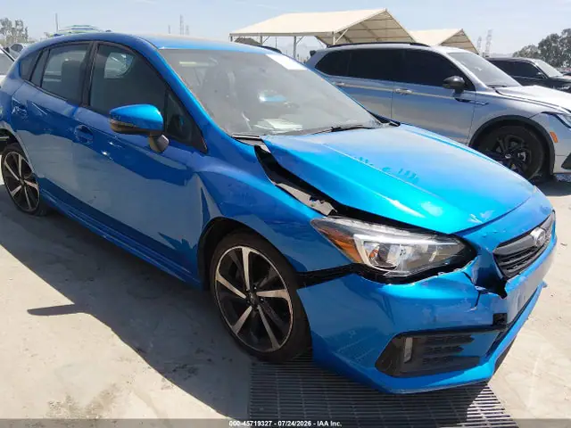 4S3GTAM63L3730210 — 2020 Subaru Impreza Sport 5-Door, Задняя часть справа (Right Rear), фото до ремонта