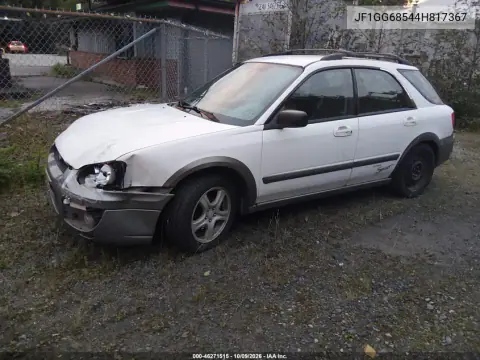 2004 Subaru Impreza Outback Sport VIN JF1GG68544H817367 фото 2