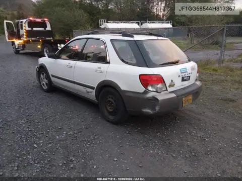 2004 Subaru Impreza Outback Sport VIN JF1GG68544H817367 фото 3