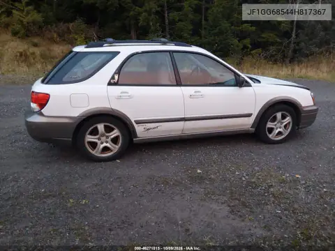 2004 Subaru Impreza Outback Sport VIN JF1GG68544H817367 фото 4