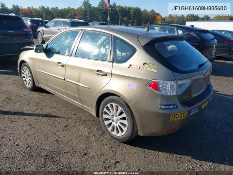 JF1GH61608H835600 — 2008 Subaru Impreza, фото 4 с аукциона IAAI, Передняя часть