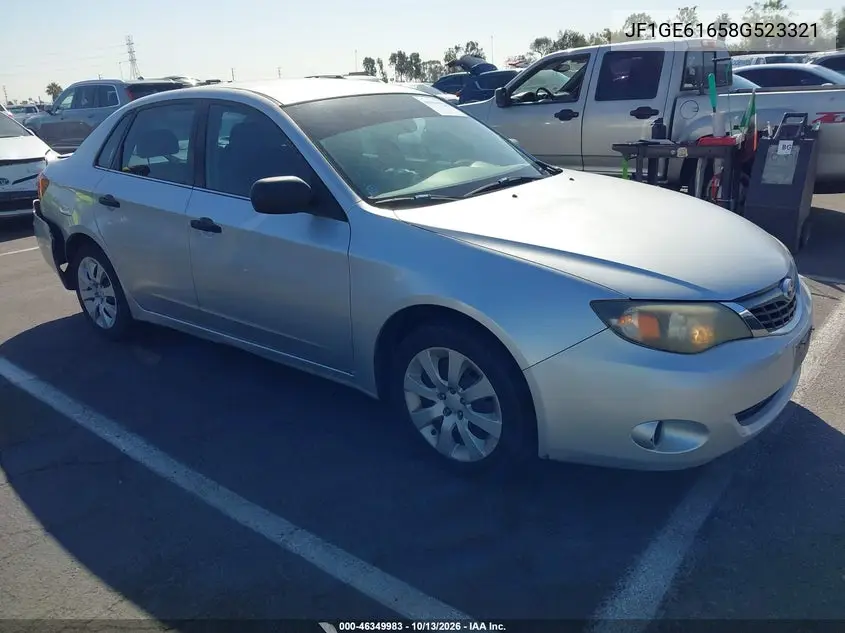 JF1GE61658G523321 — 2008 Subaru Impreza, фото 2 с аукциона IAAI, Задняя часть