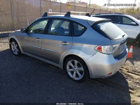 2009 Subaru Impreza Outback Sport VIN JF1GH63609H806936 фото 4