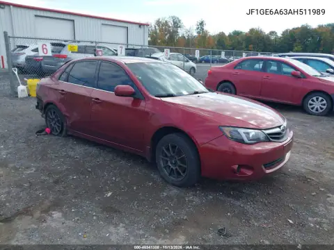 JF1GE6A63AH511989 — 2010 Subaru Impreza, Сзади, фото до ремонта