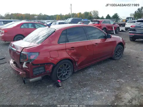 JF1GE6A63AH511989 — 2010 Subaru Impreza, фото 5 с аукциона IAAI, Задняя часть