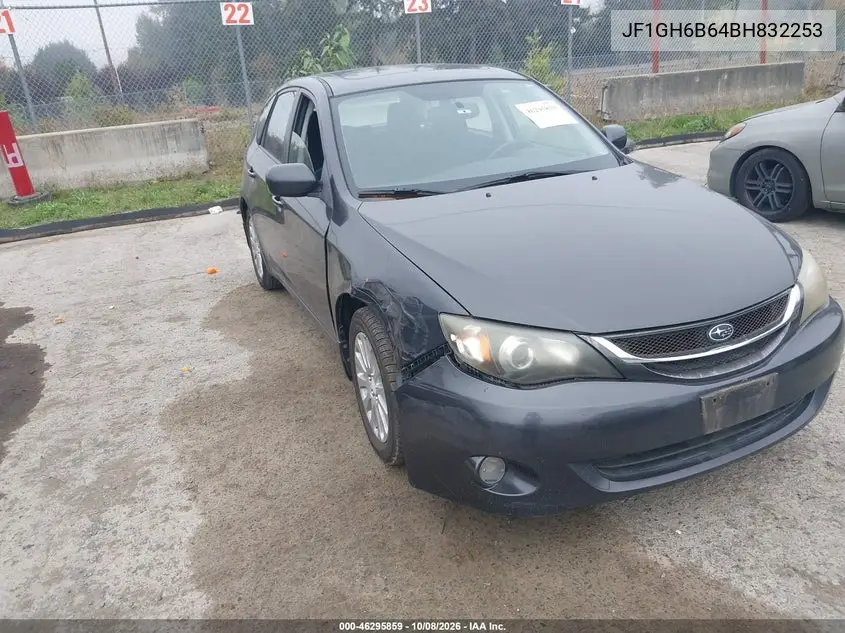 2011 Subaru Impreza 2.5I Premium VIN JF1GH6B64BH832253 фото 2