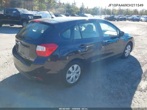 2012 Subaru Impreza 2.0I VIN JF1GPAA69CH211549 фото 5