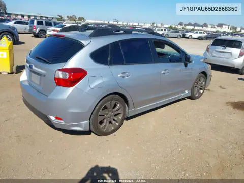 2013 Subaru Impreza 2.0I Sport Limited VIN JF1GPAU65D2868350 фото 5