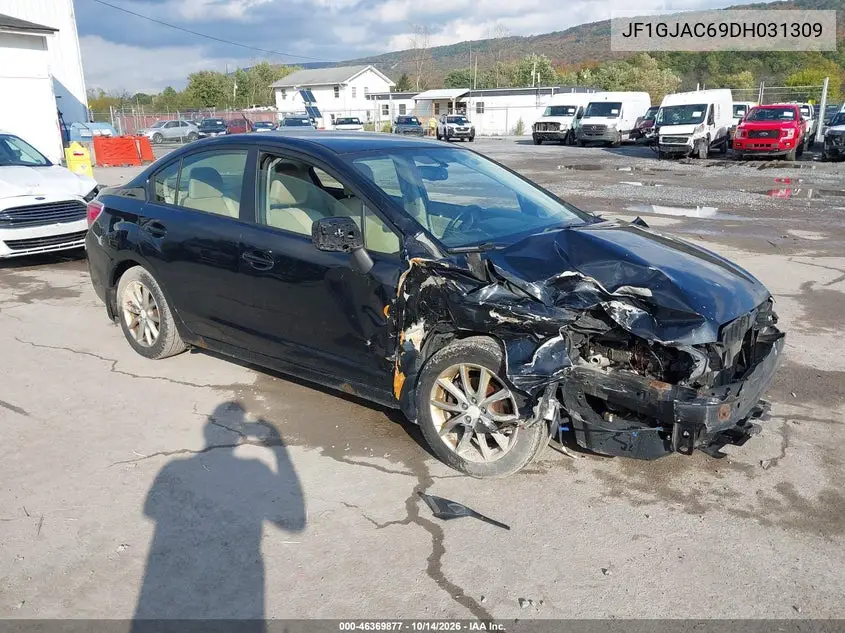 JF1GJAC69DH031309 Subaru Impreza 2013 — повреждение Передняя часть справа, фото до ремонта