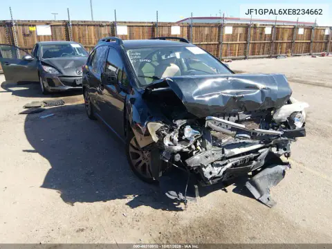 JF1GPAL6XE8234662 — 2014 Subaru Impreza, Передняя часть, фото до ремонта