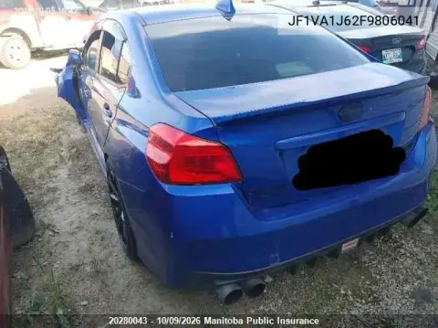 2015 Subaru Impreza Wrx VIN JF1VA1J62F9806041 фото 3