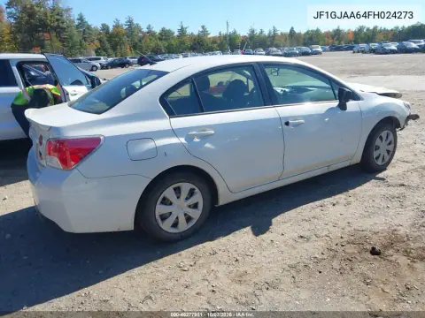2015 Subaru Impreza 2.0I VIN JF1GJAA64FH024273 фото 5