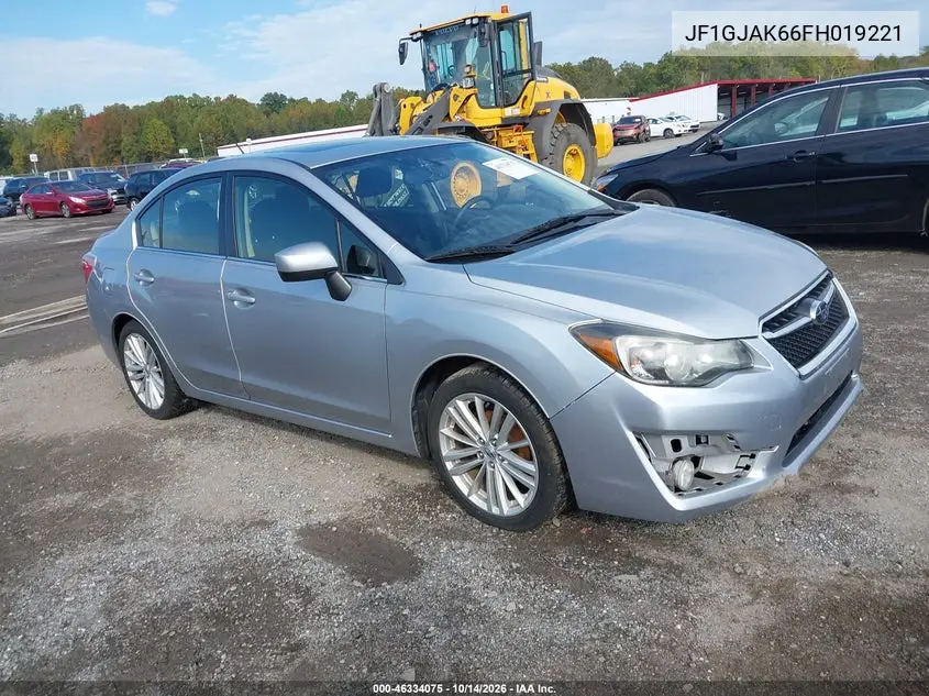JF1GJAK66FH019221 Subaru Impreza 2015 — повреждение Подтопление, фото до ремонта