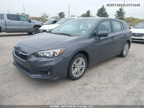 2018 Subaru Impreza Touring VIN 4S3GTAE6XJ3721645 фото 3