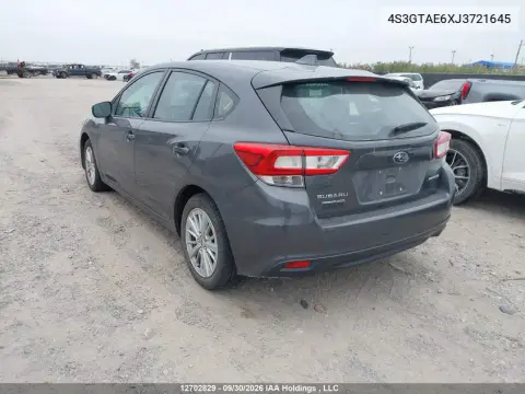 2018 Subaru Impreza Touring VIN 4S3GTAE6XJ3721645 фото 4
