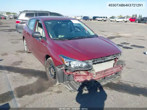 4S3GTAB64K3721291 — 2019 Subaru Impreza, Повреждения со всех сторон, фото до ремонта
