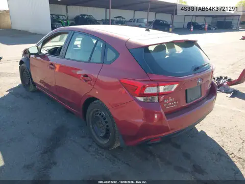2019 Subaru Impreza 2.0I VIN 4S3GTAB64K3721291 фото 4
