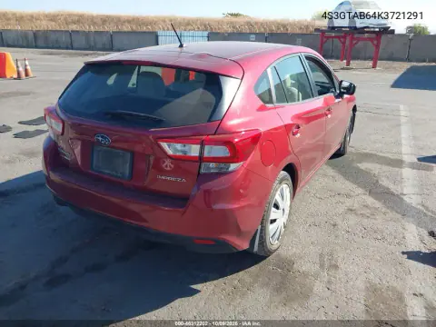 2019 Subaru Impreza 2.0I VIN 4S3GTAB64K3721291 фото 5