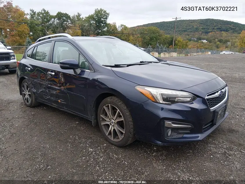 2019 Subaru Impreza 2.0I Limited VIN 4S3GTAT60K3702221 фото 2