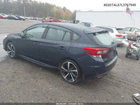 2020 Subaru Impreza Sport 5-Door VIN 4S3GTAL67L3707949 фото 4
