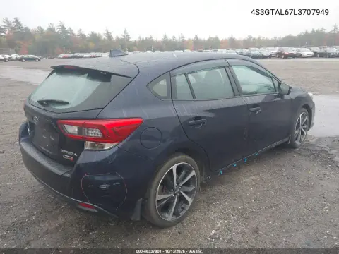 2020 Subaru Impreza Sport 5-Door VIN 4S3GTAL67L3707949 фото 5