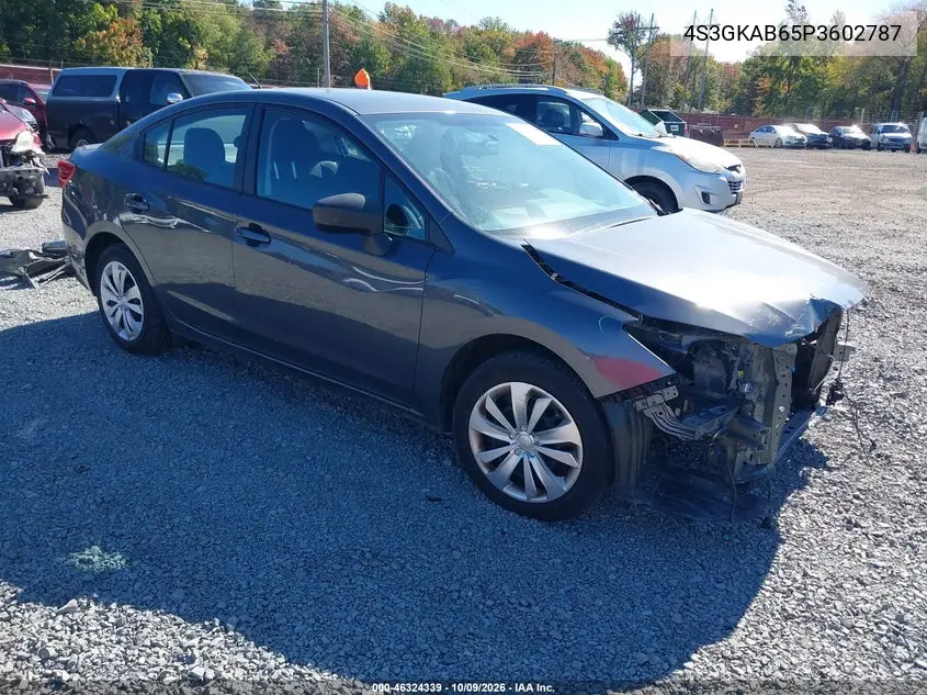2023 Subaru Impreza Base VIN 4S3GKAB65P3602787 фото 2