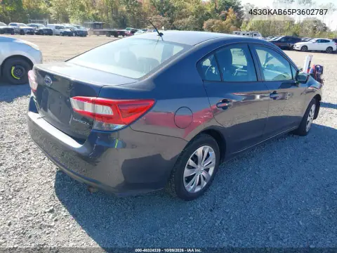 2023 Subaru Impreza Base VIN 4S3GKAB65P3602787 фото 5