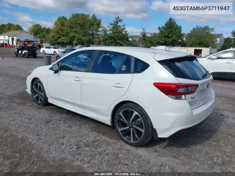 2023 Subaru Impreza Sport 5-Door VIN 4S3GTAM66P3711947 фото 4