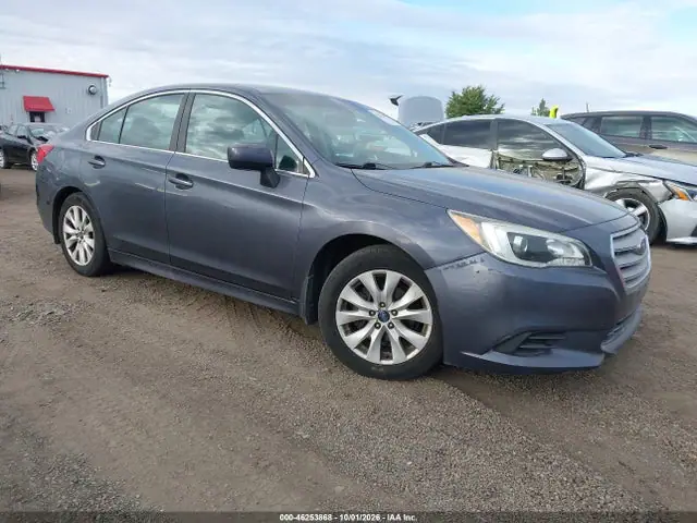4S3BNAC69G3014990 — 2016 Subaru Legacy 2.5I Premium, Передняя часть слева (Left Front), фото до ремонта