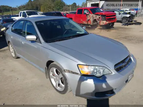 4S3BL616X77208135 — 2007 Subaru Legacy, Задняя часть, фото до ремонта