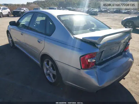2007 Subaru Legacy 2.5I VIN 4S3BL616X77208135 фото 4