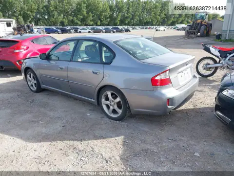 2008 Subaru Legacy 2.5 I Limited Package VIN 4S3BL626387214438 фото 3